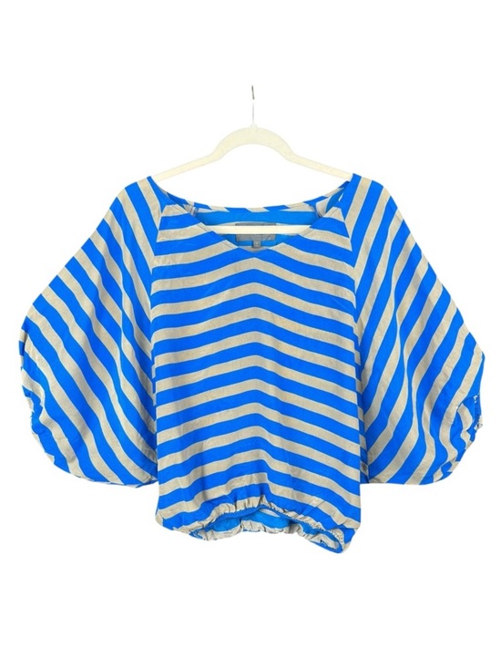 Sunday in Brooklyn Tops - Sunday in Brooklyn Blue and White Striped Relaxed Blouse Size XS